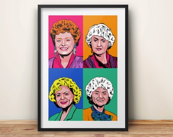 Golden Girls art print poster