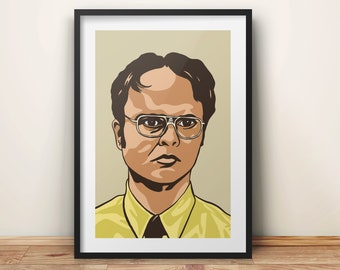 Dwight Schrute The Office Art Print Poster