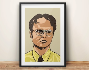 Dwight Schrute The Office Art Print Poster