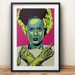 The Bride of Frankenstein art print