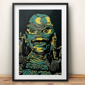 The Creature from the Black Lagoon art print