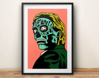 They Live! John Carpenter Poster