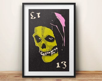 Lámina artística de El Fantasma Carmesí