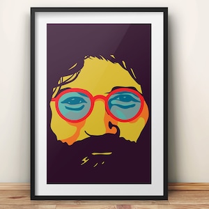 Jerry Garcia Art Print