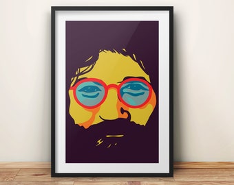 Jerry Garcia Art Print