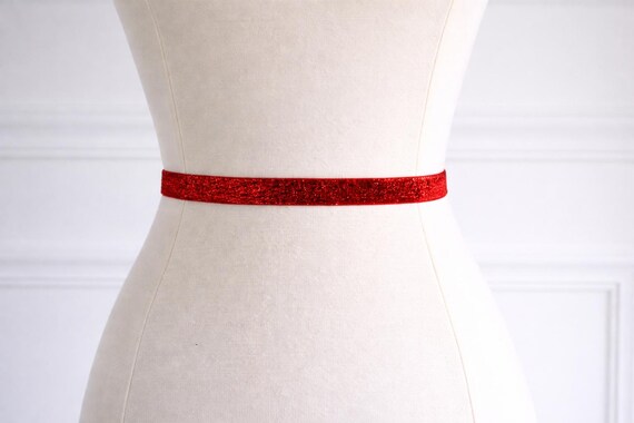 Bridal/Prom Belt Amazon.com: Telooco Bridal Wedding Waist Belt Silver Glitter  main image 2