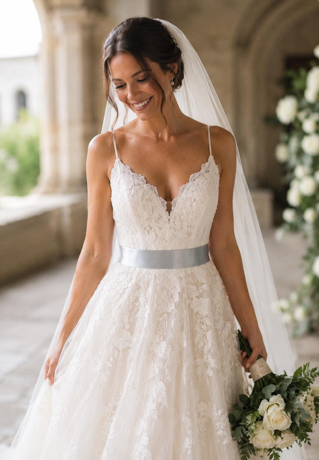 Silver Grey Bridesmaid Dresses