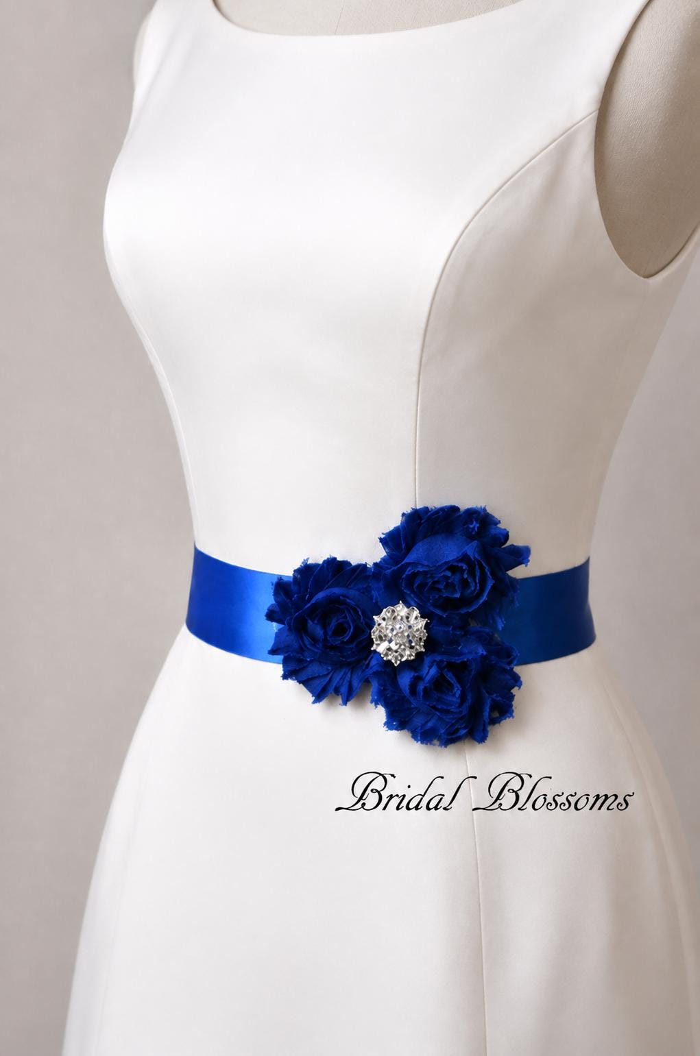 royal blue belt for dress Womens This extra long sash