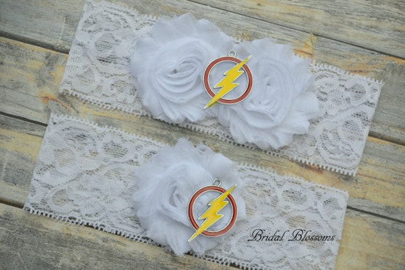 Wedding Garters Yellow Navy Blue White Set Keepsake Toss Prom Homecoming