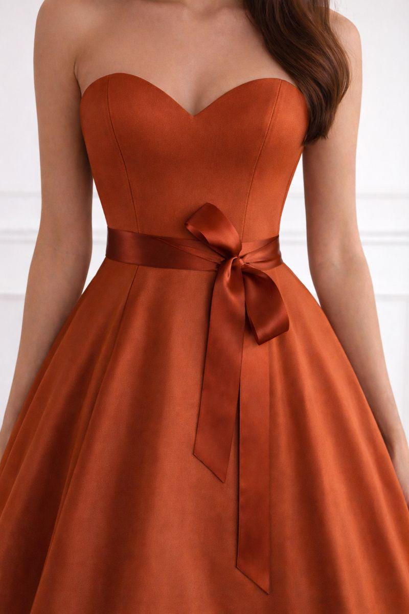 Burnt Orange Dress Bridesmaid - Etsy Burnt Orange Dress Bridesmaid - Etsy