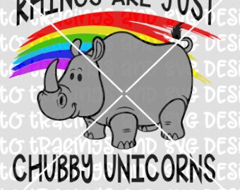 Chubby Unicorns Svg Etsy