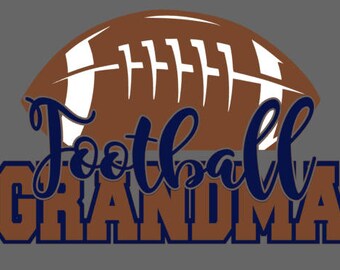 Download Football grandma | Etsy