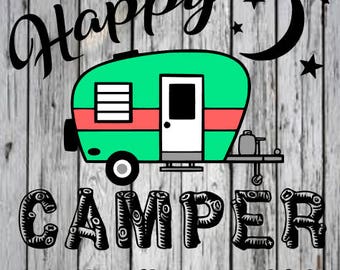 happy camper svg