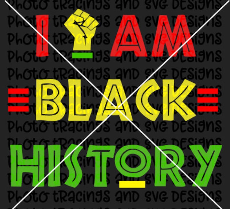 Download I am black history svg | Etsy