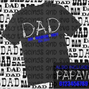 dad papa papaw tools svg file only