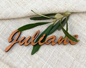 personalized wooden name for DIY projects, lettering wood