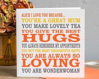 Valentines Day Card I Love You Because Card Custom Valentines Day Card Personalised Valentines Day Card Romance Card Valentines Day Card I Love You Because Card Custom Valentines Day Card Personalised Valentines Day Card Romance Card