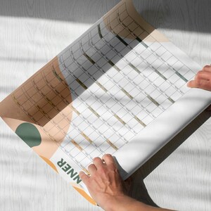 2027 Year Wall Calendar, A1 Large Annual Wall Planner, A1 Office Wall Planner, Year to View Calendar, Rolled Poster or Rigid Foamboard image 10