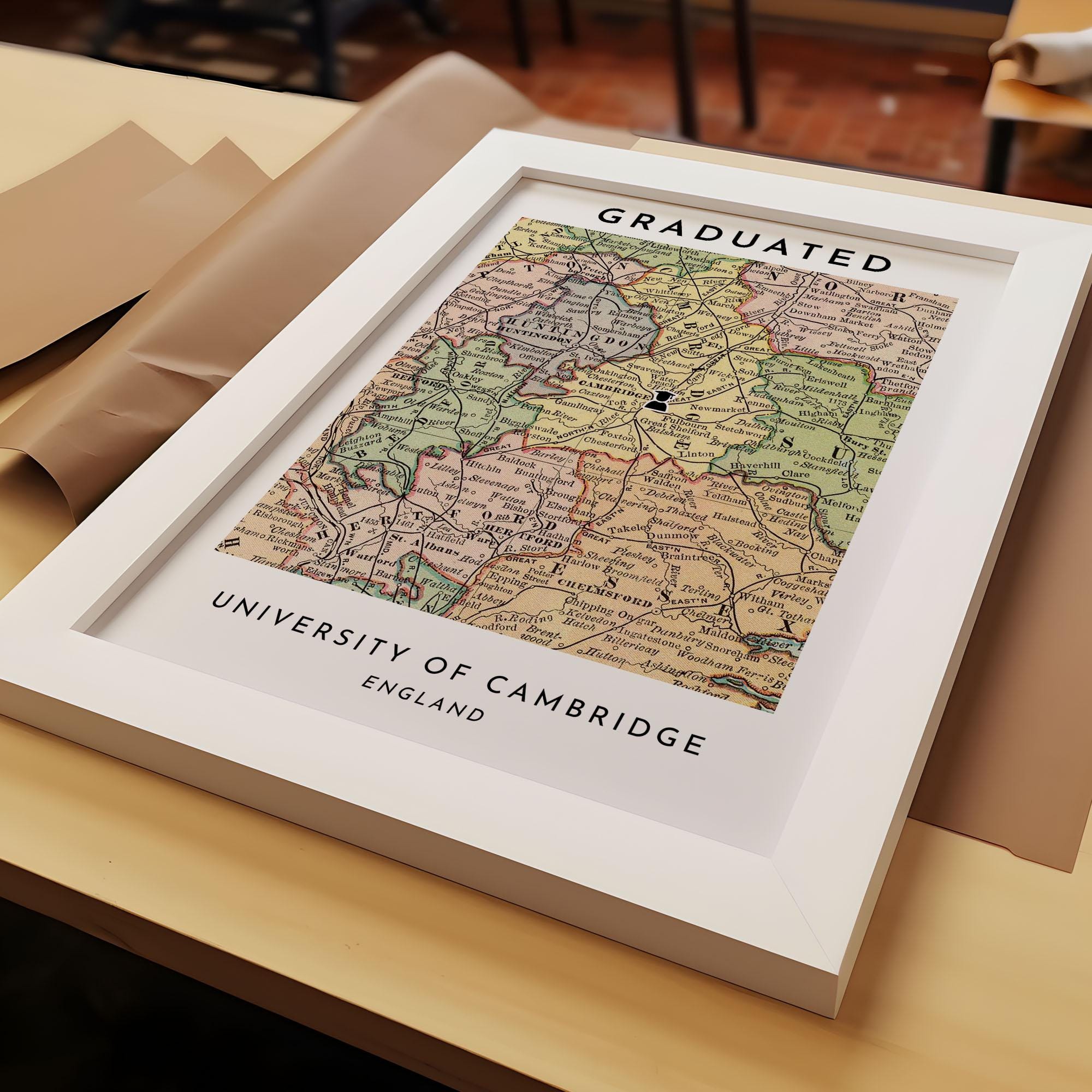 Custom Graduation Map Print, University Location Poster, Graduation ...
