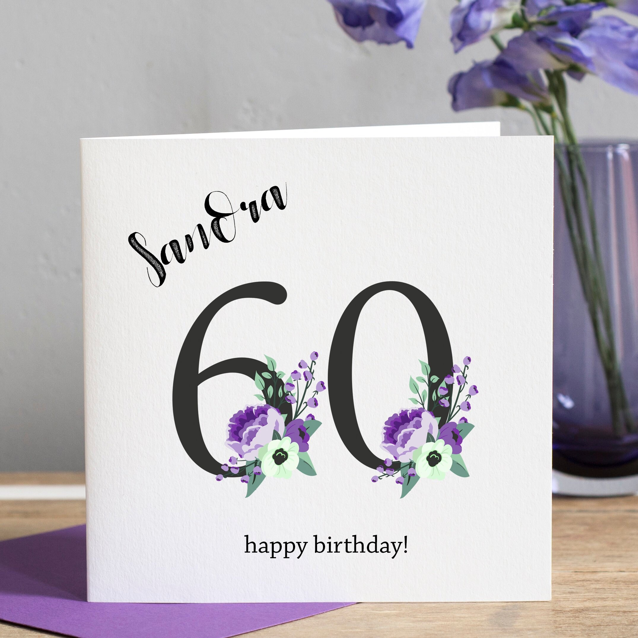 60th Birthday Card 60th Card Wife 60th Card Personalised Etsy 60th Birthday Card 60th Card Wife 60th Card Personalised Etsy