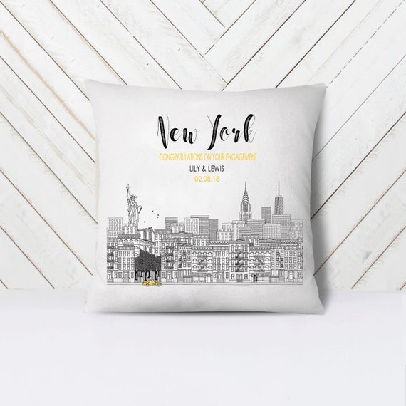 Cushion New York Skyline Pillow New York Pillow New York Skyline