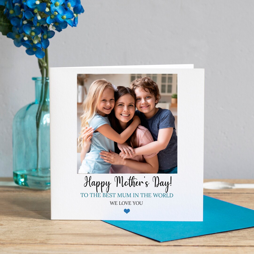 Mothers Day Card, Mothers Day Photo Card, Personalised Mothers Day Card ...