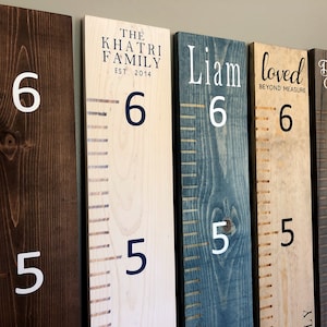 Hand Burned Rustic Family Growth Chart Ruler, Personalized Kids Growth Chart, Wooden Ruler Chart, Growth Chart, Kids Ruler Height Chart