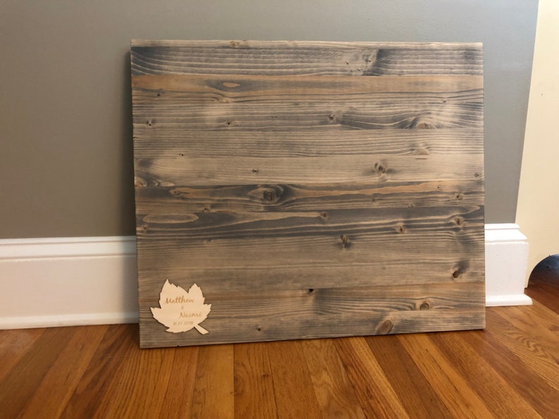 Fall Wedding Sale Alternative Wedding Guest Book Wood Rustic Etsy