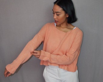 Peaches Sweater - Etsy UK