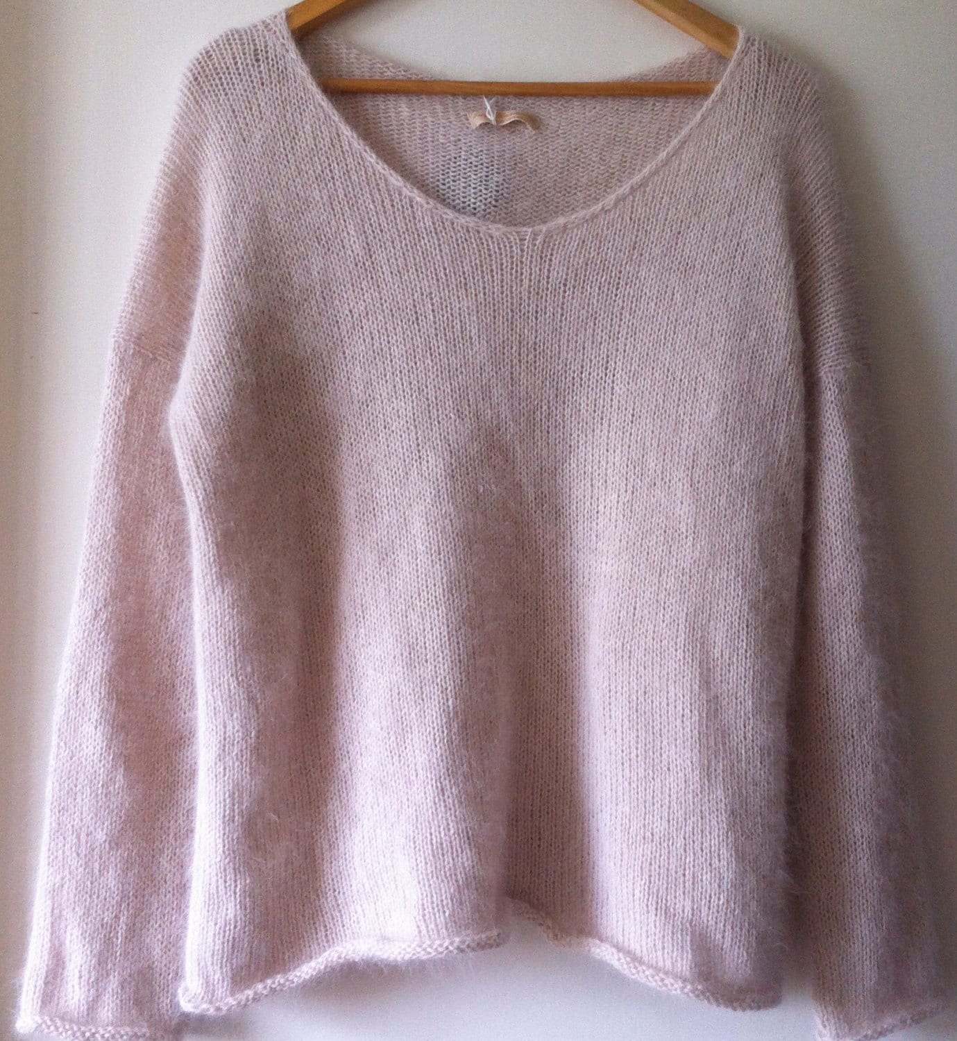 CLANE/クラネ】BULKY SLEEVE ANGORA KNIT TOPS/バルキースリーブ