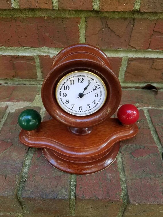 Unique Handmade Wooden Clock Small Image 0