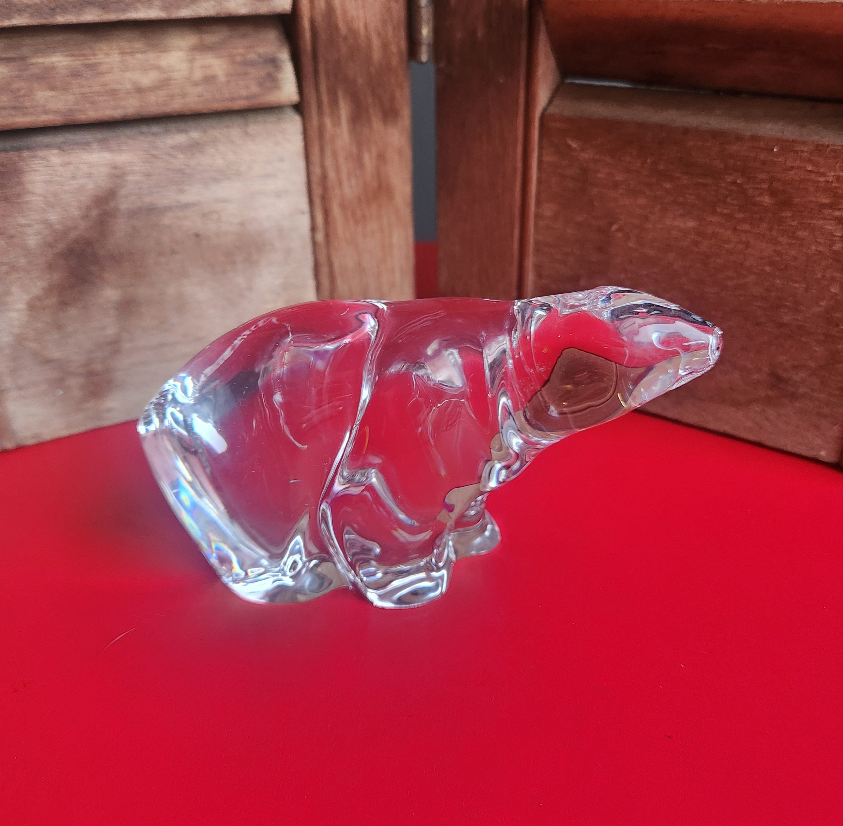 Hadeland Glass Bear - Etsy Hadeland Glass Bear - Etsy