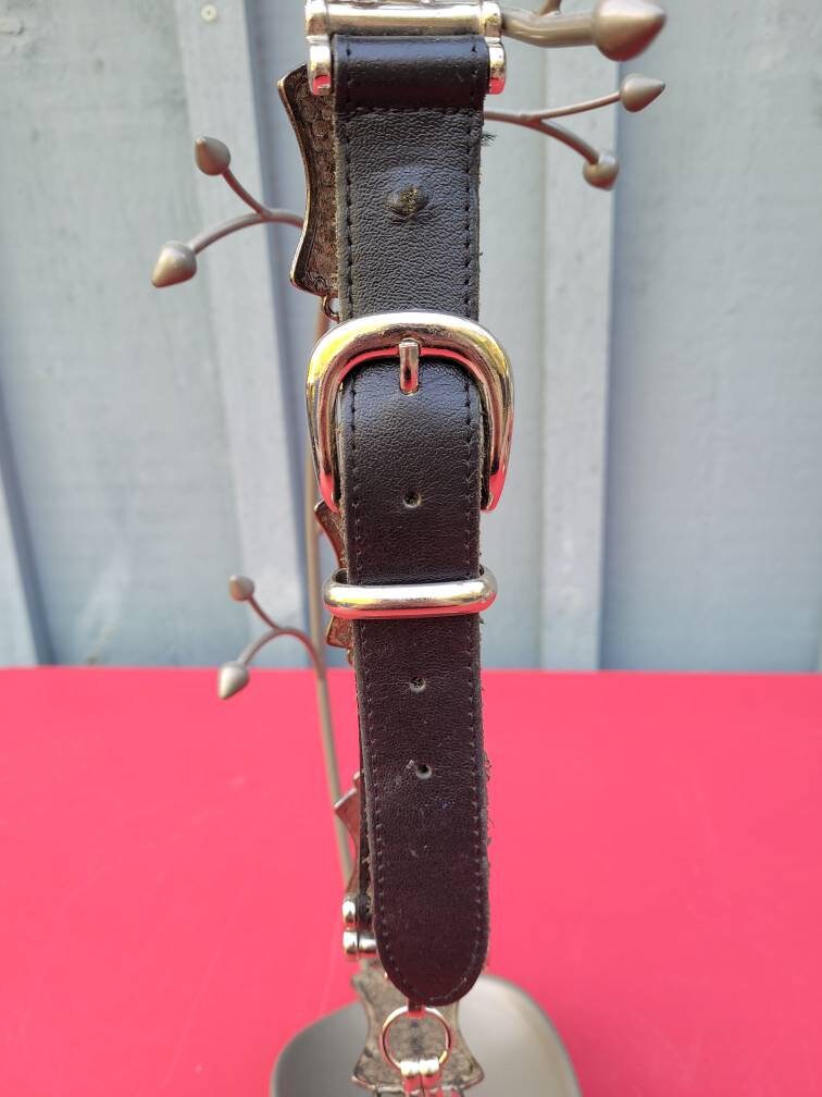 小物 puntovita Concho leather belt Puntovita / Concho Belt 75 Brown Women | eBay