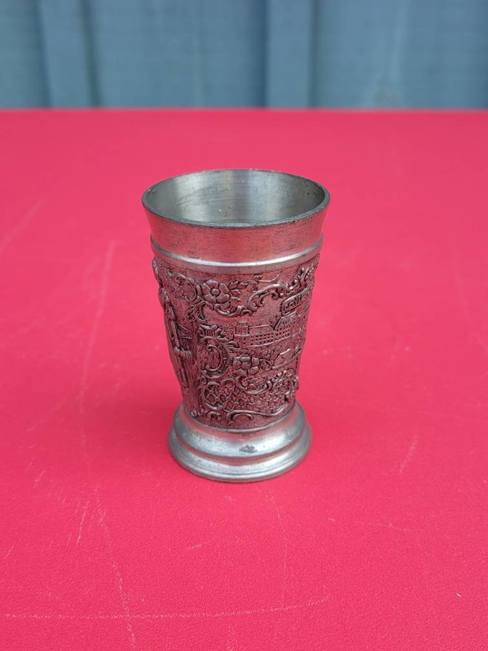 Vintage BMF Zinn 95 Pewter Shot Glass Etsy