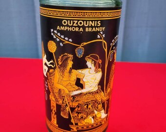 Vintage Ouzounis Amphora Brandy Bottle - Etsy