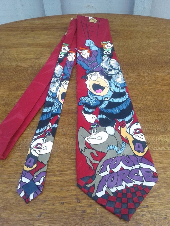 Vintage 1994 Toon Force Lakeside Apparel Necktie