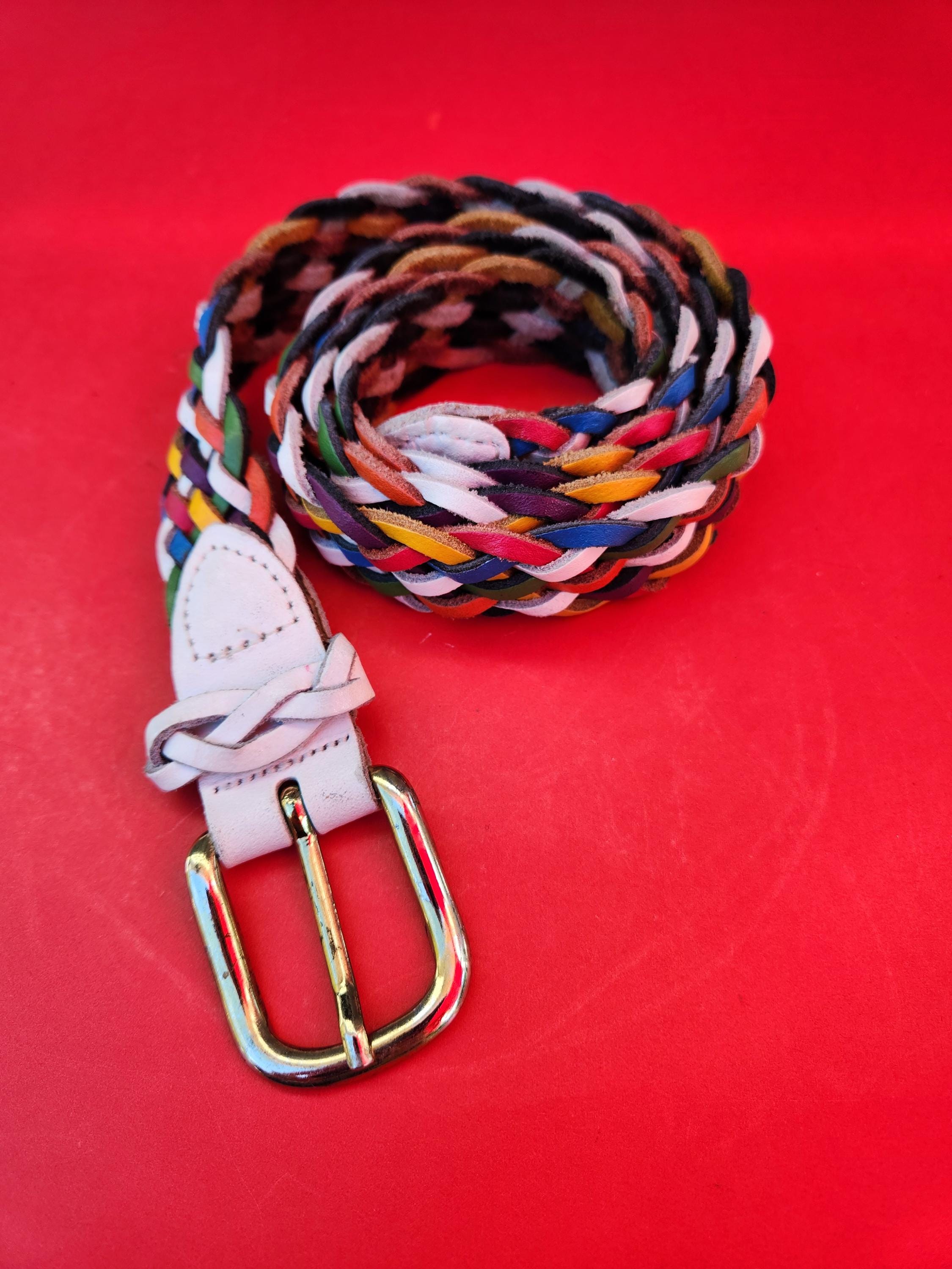 小物 Vintage 80s Red Braid Design Belt il_1080xN.3552040719_g0xx.jpg