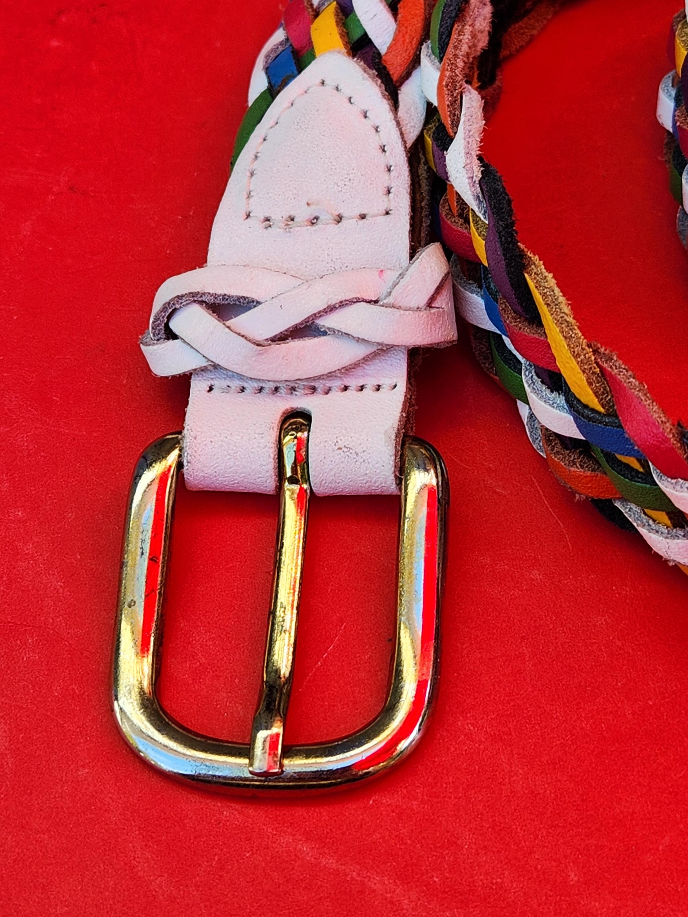 小物 Vintage 80s Red Braid Design Belt il_fullxfull.6392731505_df7b.jpg