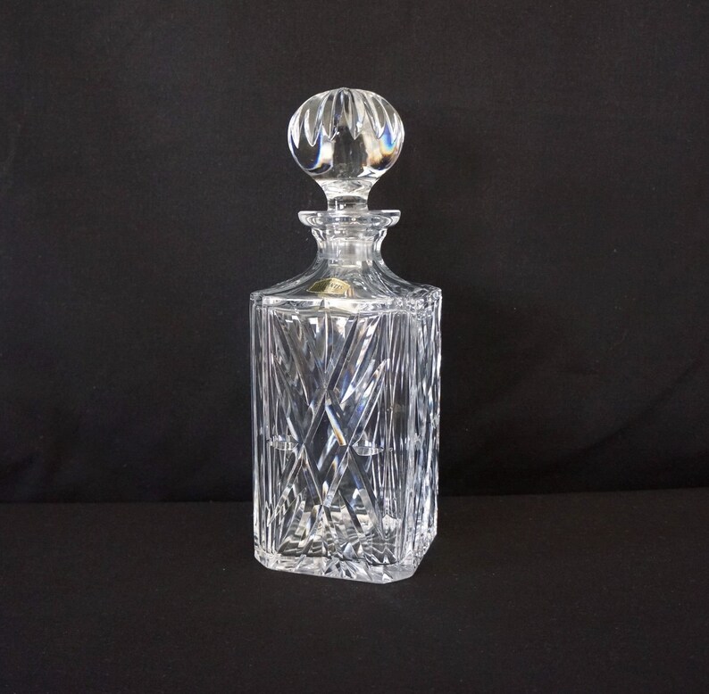 Atlantis Full Lead Crystal Decanter Portugal Etsy