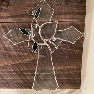 Beveled Cross with Dove