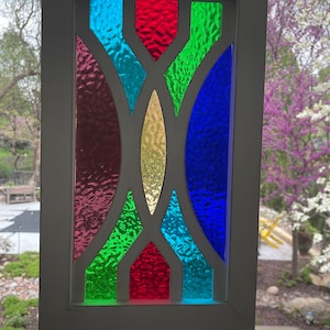 Stained Glass Church Type Window Panel