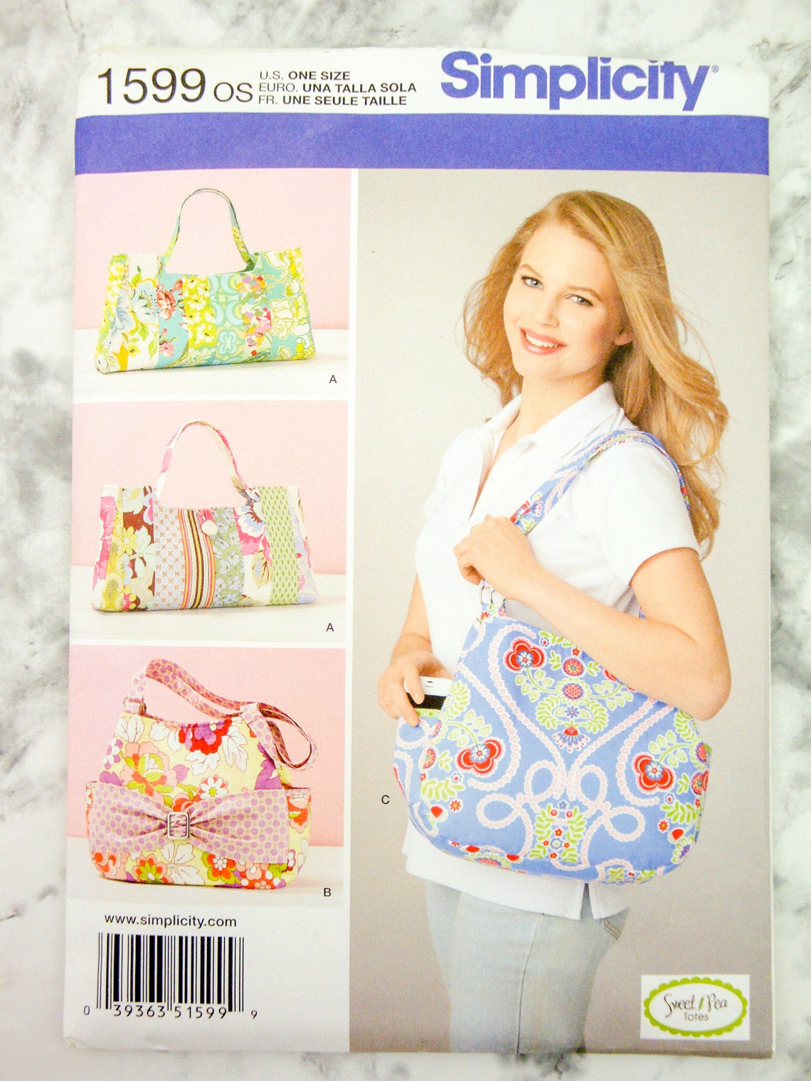 Simplicity 1599 Sewing Pattern, Bag Tutorial, Purse Pattern - Etsy