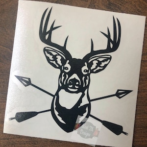 Deer Decal | Archery Decal | Crossbow Decal | Bow Hunter Decal | Decal for Him | Fathers Day | Hunting Decal | Car Window Decal | Tumbler