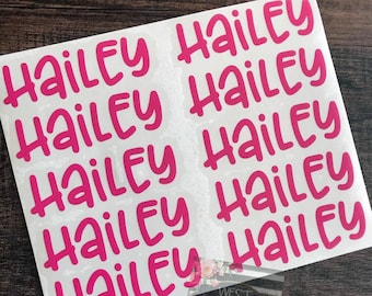 Name Decals | School Supplies Labels | Personalized Name Decals | Name Stickers | Name Sheet | Name Stickers | Bottle Labels | Cup Decals
