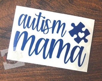 Autism Mama Decal | Autism Mom Sticker | Autism Puzzle Piece | Awareness Decal | Car Window Decal | Tumbler Decal | Awareness Sticker