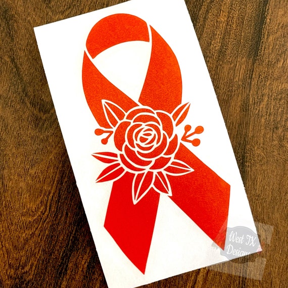 Cancer Ribbon Leukemia Cancer MS Awareness Kidney Cancer | Etsy