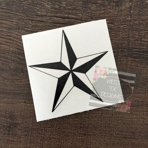 Texas Star Decal | Texas Decal | Star Sticker | Texas Star | Tumbler Decal | Car Window Decal | Star Decal