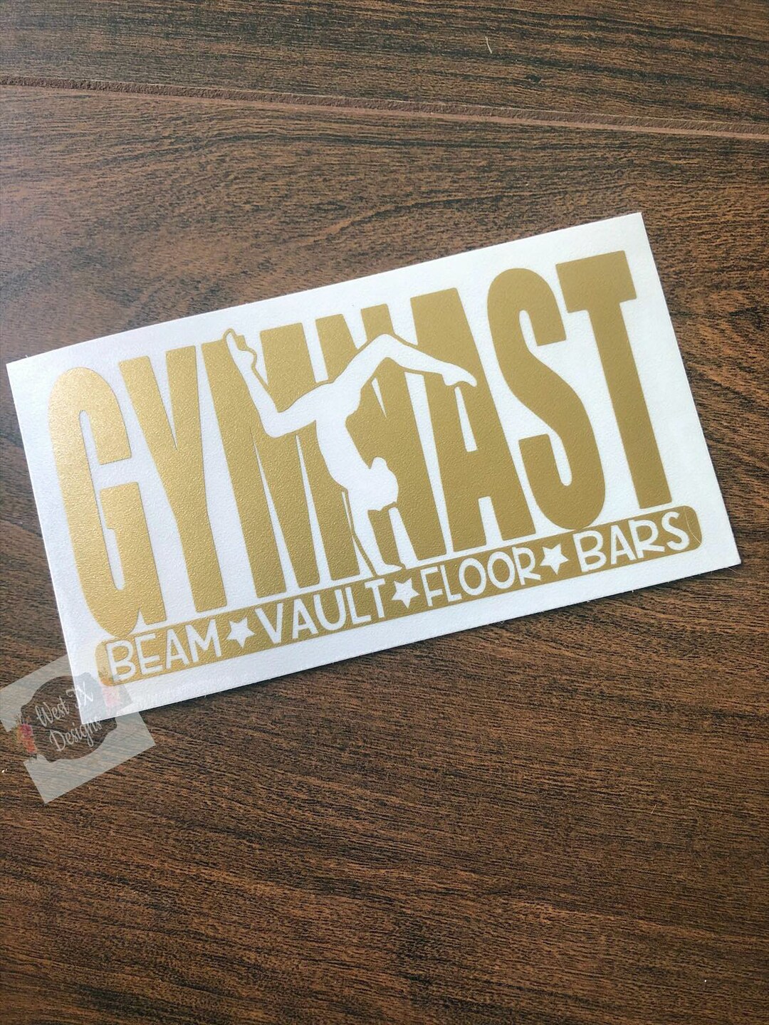 Gymnast Decal Gymnastics Decal Gymnast Sticker Gymnastics Sticker Beam