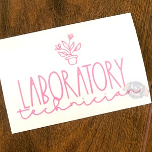 Laboratory Technician | Phlebotomist Decal | Phlebotomy Decal | Vein Whisperer | Medical Decal | Technician Decal | Tumbler Decal