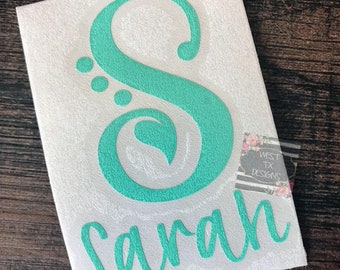 Name Decal | Initial Decal | Personalized Decal | Laptop Decal | Tumbler Decal | Cup Decal | 20 oz Decal | 30 oz Decal | Phone Decal